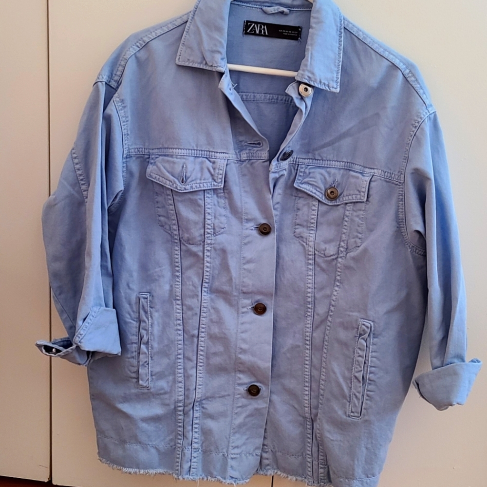 Oversized Zara Denim Jacket